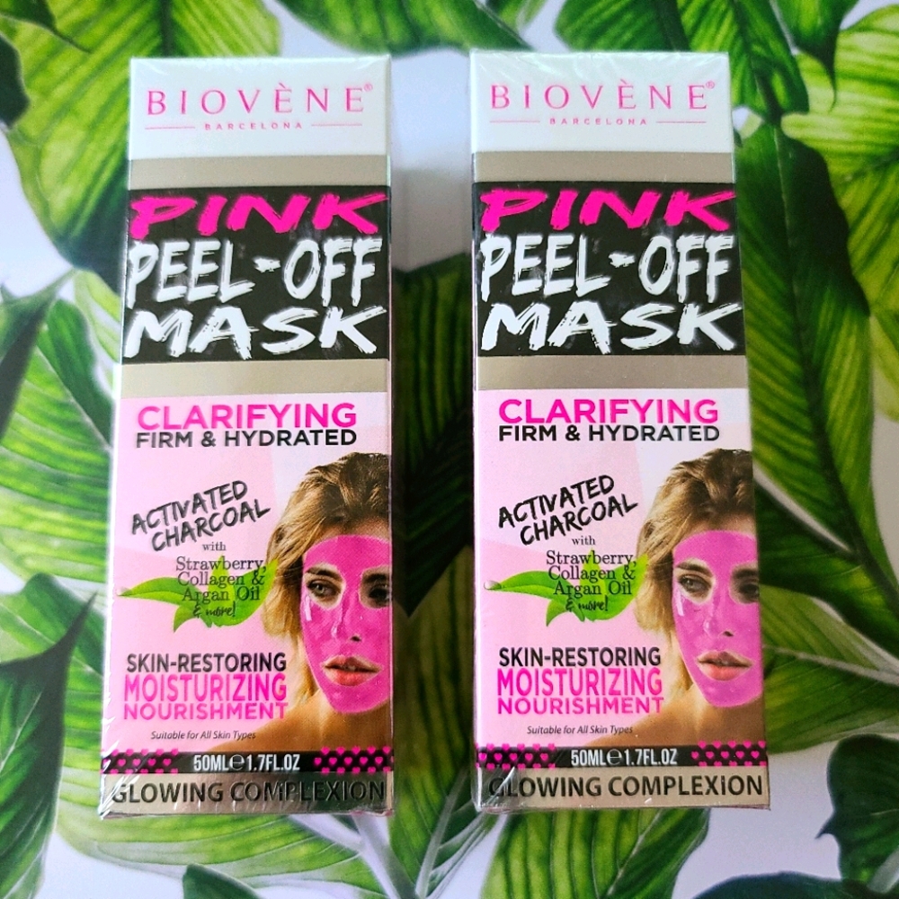 Biovene by Barcelona Pink Peel Off Mask-2 Pack